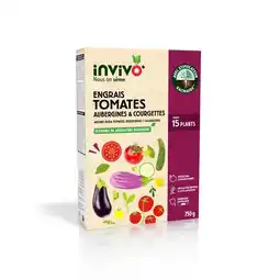 Gamm vert Invivo nous on sème engrais tomates, aubergines, courgettes invivo nous on sème offre