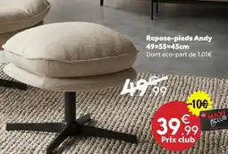 Maxi Bazar Repose-pieds andy offre