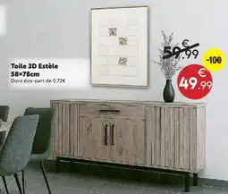 Maxi Bazar Toile 3d estèle 58×78cm offre