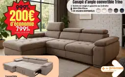 Maxi Bazar Canapé d'angle convertible trino offre