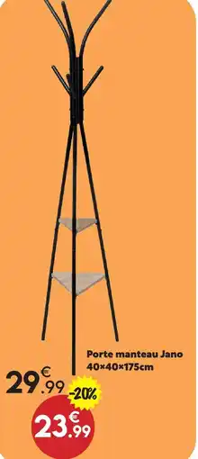 Maxi Bazar Porte manteau jano offre