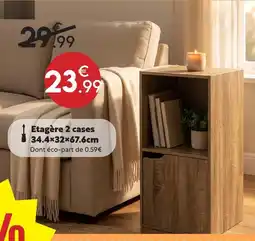 Maxi Bazar Étagère 2 cases offre