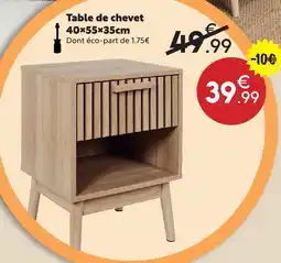 Maxi Bazar Table de chevet offre