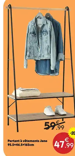 Maxi Bazar Portant à vêtements jano offre