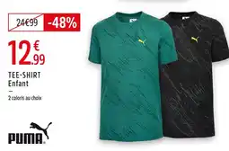 Intersport Puma tee-shirt enfant offre