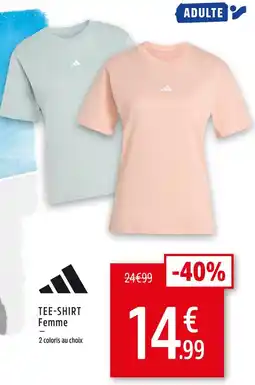 Intersport Adidas tee-shirt femme offre