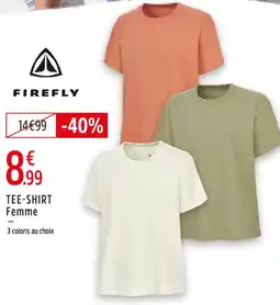 Intersport Firefly tee-shirt femme offre