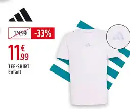 Intersport Adidas tee-shirt enfant offre