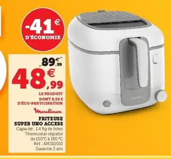 Super U Friteuse Super Uno Access offre