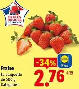 Lidl Fraise offre