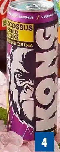 Lidl Kong strong energy drink offre