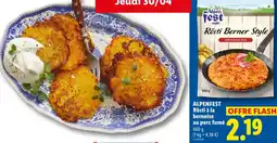 Lidl Alpenfest rosti offre