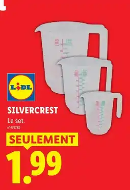 Lidl Silvercrest set de mesure offre