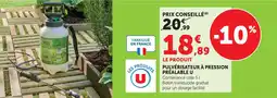 Super U U pulvérisateur à pression préalable offre