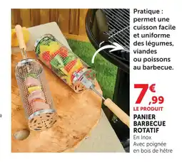 Super U Panier barbecue rotatif offre