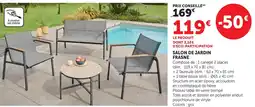 Super U Frasne salon de jardin offre