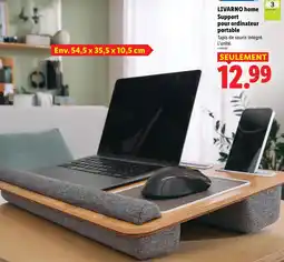 Lidl Livarno home support pour ordinateur portable offre