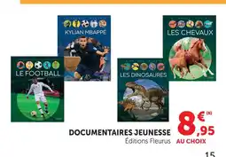 Super U Documentaire jeunesse offre