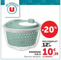 Super U U essoreuse 4.5l offre