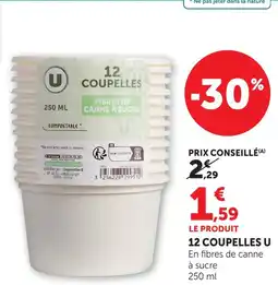 Super U U 12 coupelles offre