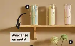 Super U Bougie verre 20 cm offre