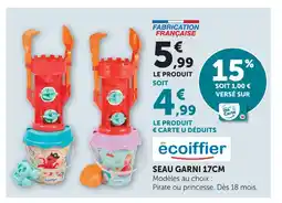 Super U Ecoiffier seau garni 17cm offre