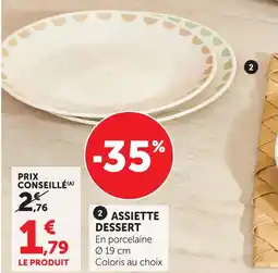 Super U Assiette dessert offre