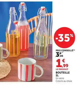 Super U Bouteille 1l offre
