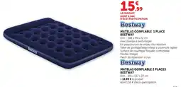 Super U Bestway matelas gonflable 1 place offre