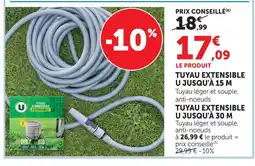 Super U U tuyau extensible jusqu'à 15 m offre