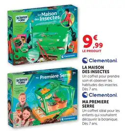 Super U Clementoni la maison des insectes offre