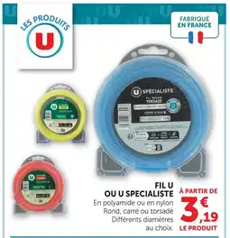 Super U U fil ou specialiste offre