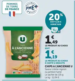 U Express U chips a l'ancienne u offre