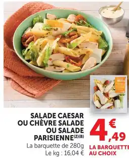 U Express Salade caesar offre