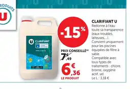 Super U U clarifiant offre