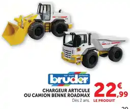 Super U Bruder chargeur articulé roadmax offre