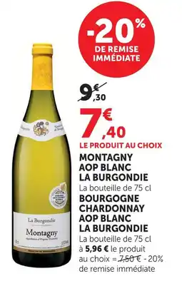 U Express La burgondie montagny aop blanc offre