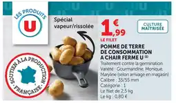 U Express U pomme de terre de consommation à chair ferme offre