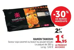 U Express Tanoshi ramen offre