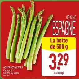ALDI Asperges vertes offre