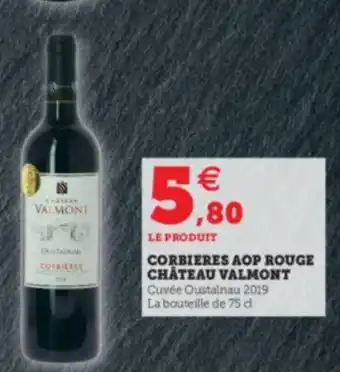 Super U Corbieres AOP Rouge offre