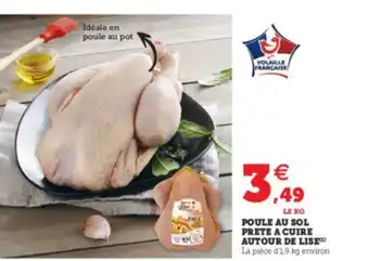 Super U Poule Au Sol Prete A Cuire offre