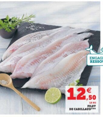Super U Filet de Cabillaud offre