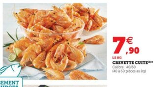 Super U Crevette Cuite offre