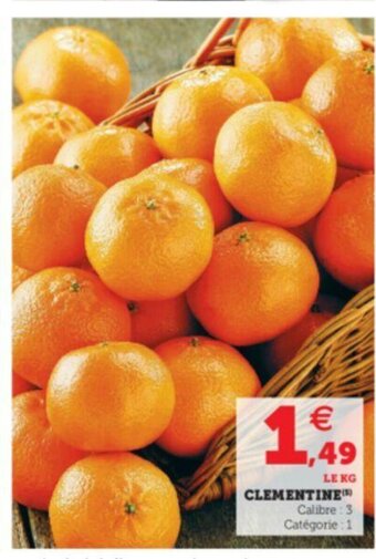 Super U Clementine offre