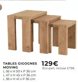 Cocktail Scandinave TABLES GIGOGNES 129 offre