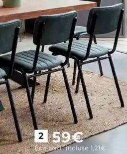 Cocktail Scandinave CHAISE HALDEN offre
