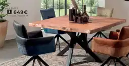 Cocktail Scandinave TABLE WILLOW CARRÉE offre