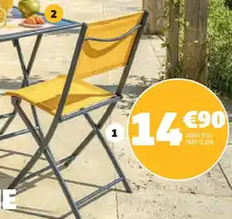 Gifi CHAISE PLIANTE OSLOW offre