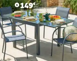 Gifi TABLE OSLOW 4/8 COUVERTS offre